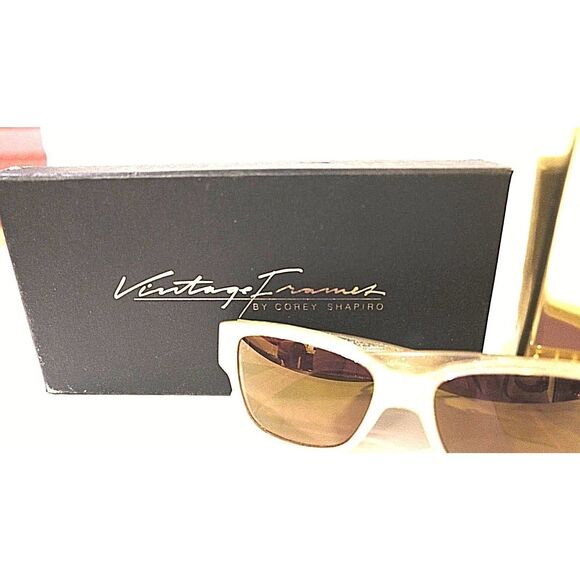 VINTAGE FRAMES BY COREY SHAPIRO RUDE METAL GOLD NO. 1 BRAND NEW IN BOX GOLD main image 4